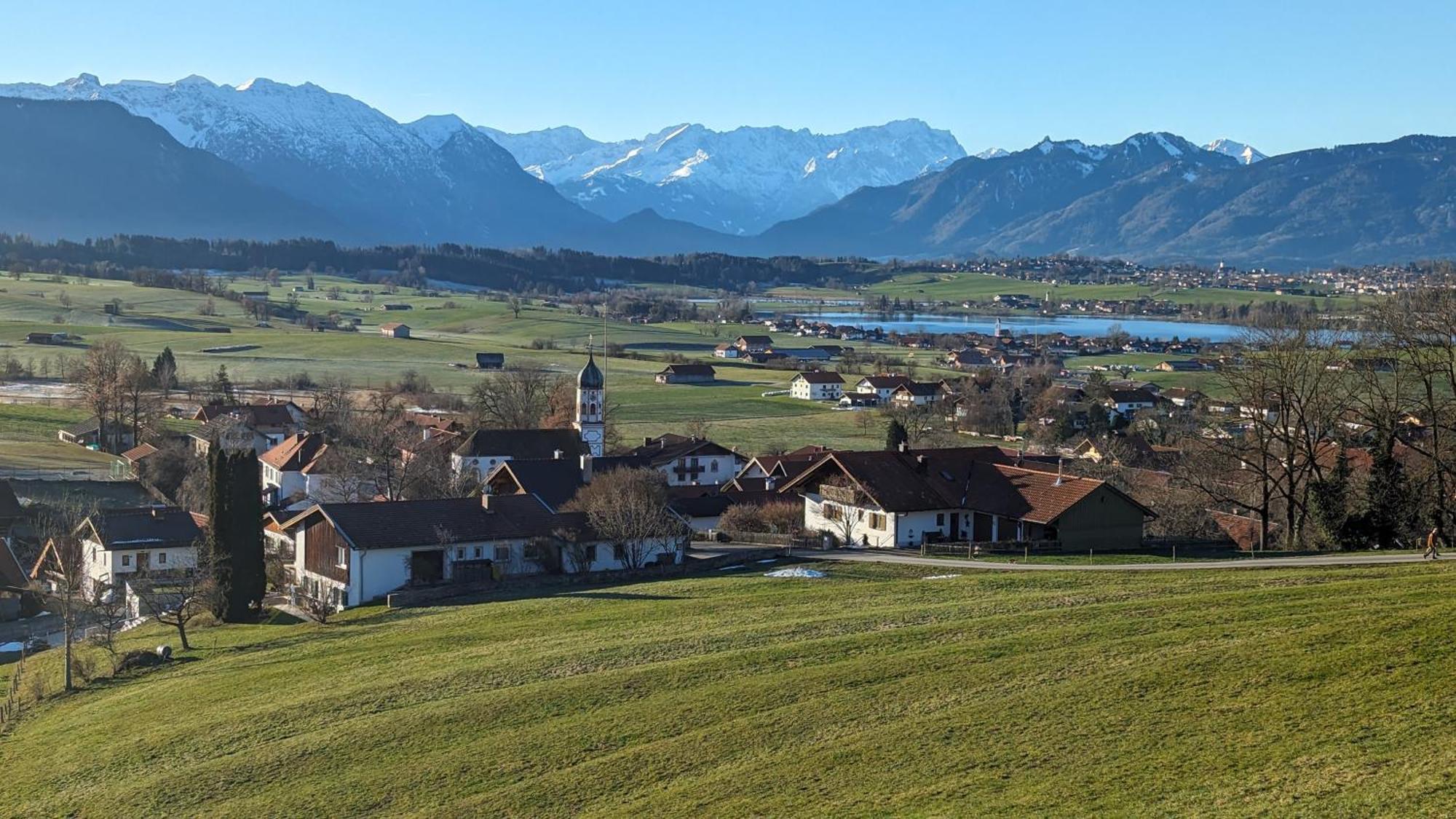 Liboria I Traumhafte Ferienwohnung In Aidling Am Riegsee Mit Atemberaubendem Panoramablick! Buitenkant foto