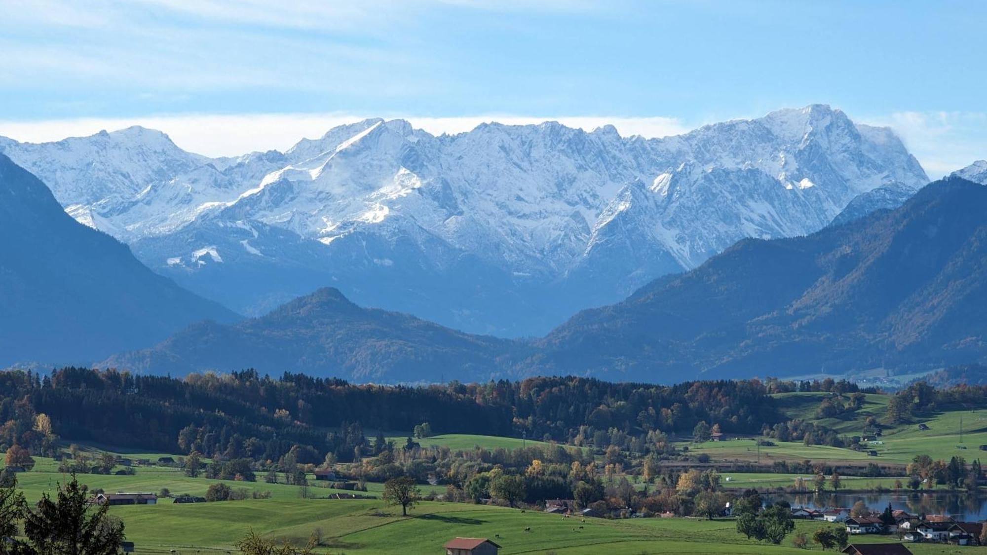 Liboria I Traumhafte Ferienwohnung In Aidling Am Riegsee Mit Atemberaubendem Panoramablick! Buitenkant foto