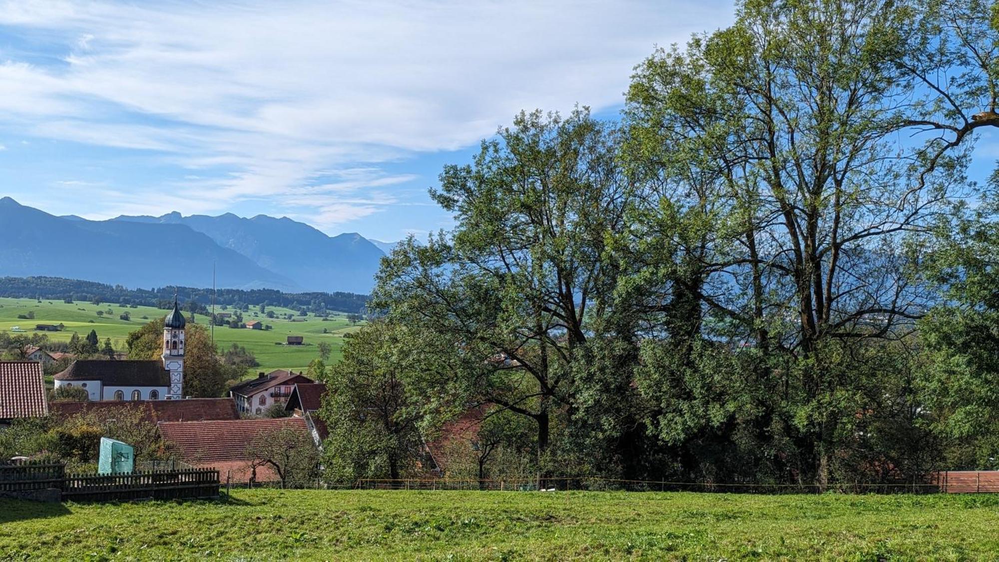Liboria I Traumhafte Ferienwohnung In Aidling Am Riegsee Mit Atemberaubendem Panoramablick! Buitenkant foto